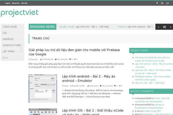 projectviet.com site used AlYoum