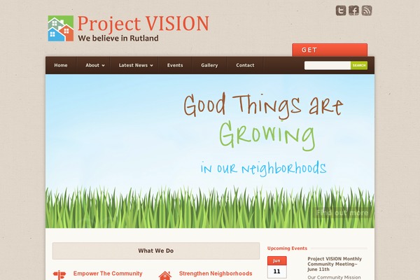 projectvisionrutland.com site used Earth