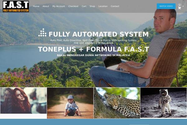 Tesseract theme site design template sample