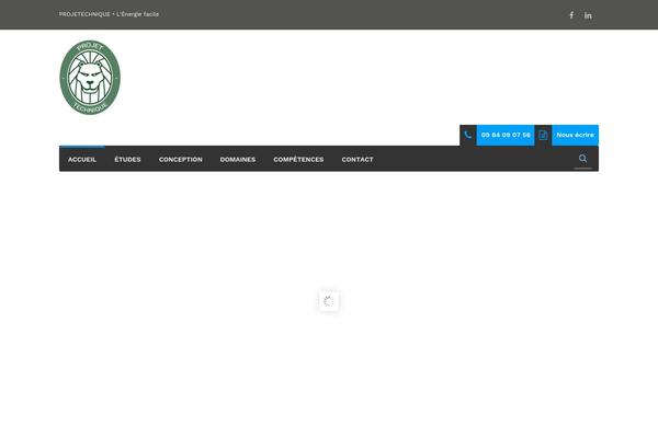 Tech-life theme site design template sample