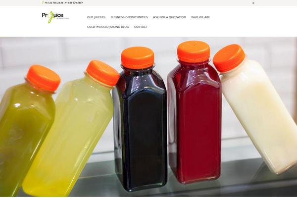 Site using The Social Links plugin