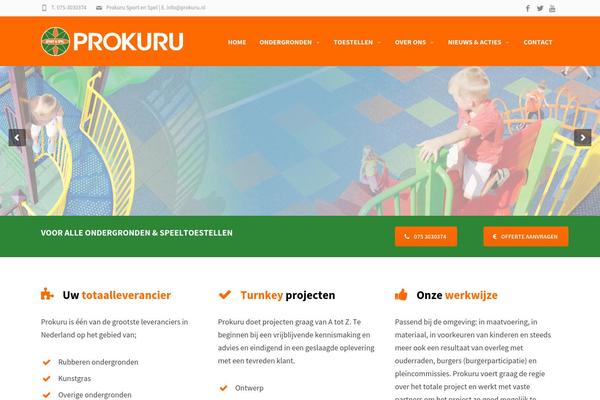 Fortuna theme site design template sample