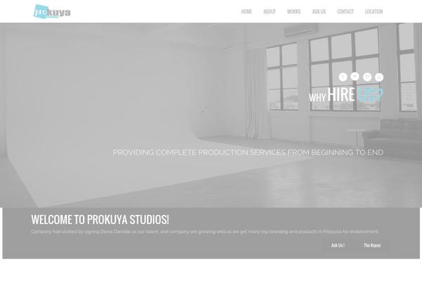 North theme site design template sample