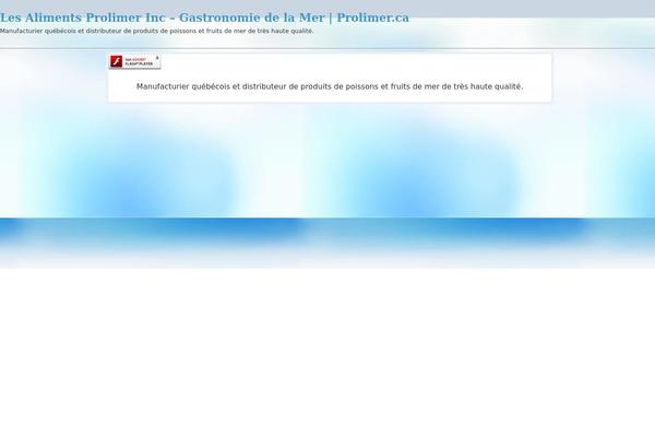 Bueno theme site design template sample