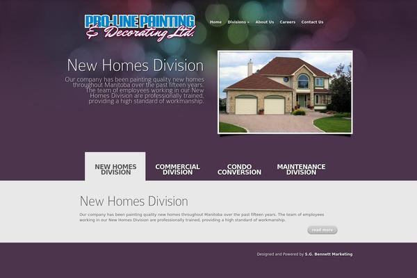 Site using BNS Corner Logo plugin