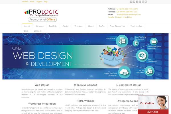 Site using Expert Village Media Portfolio plugin