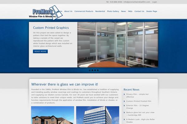 inFocus theme site design template sample