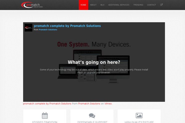 Radius theme site design template sample