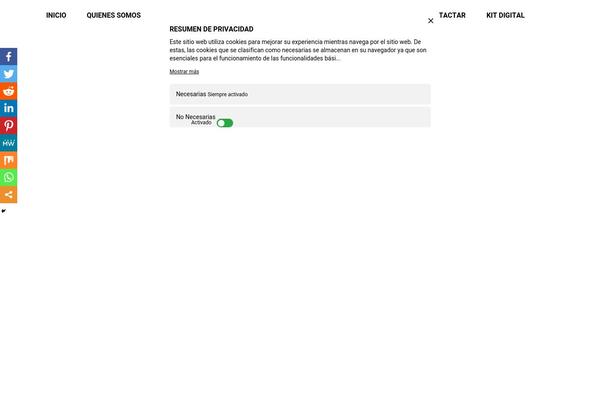 promediacomunicacion.com site used Struktur