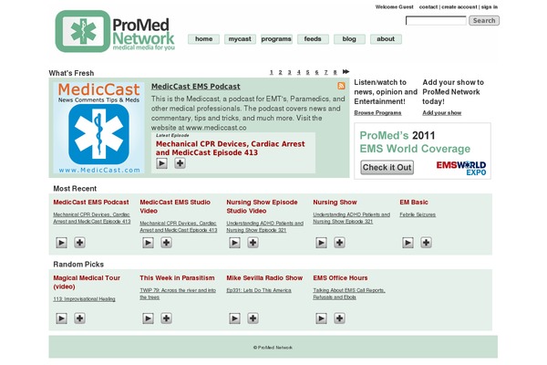 promednetwork.com site used Rawvoice2