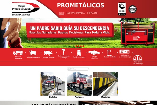 prometal theme websites examples