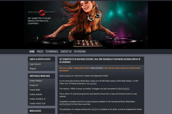 Soundcheck theme site design template sample