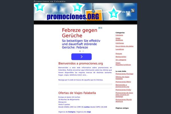 ColdBlue theme site design template sample