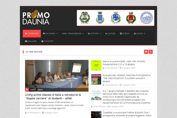 Agazine theme site design template sample