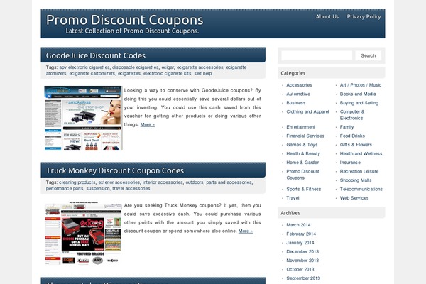 picoclean theme site design template sample