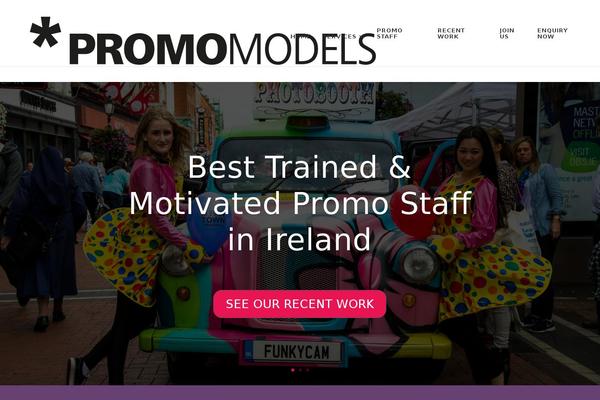 promomodels.ie site used Promomodels