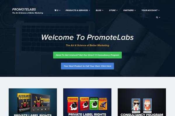 Thrive theme site design template sample