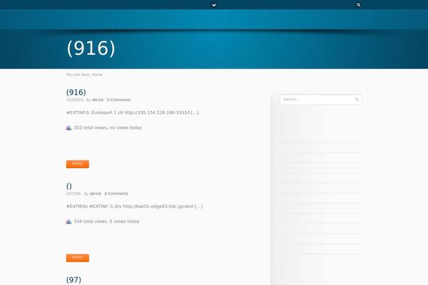 Flare theme site design template sample