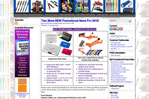 promotional-productsblog.com site used Easel