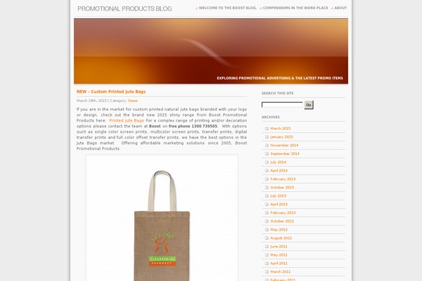promotionalblog.com.au site used GridLane