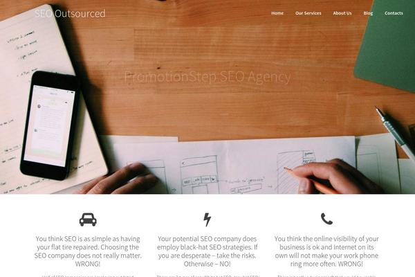 BLDR theme site design template sample