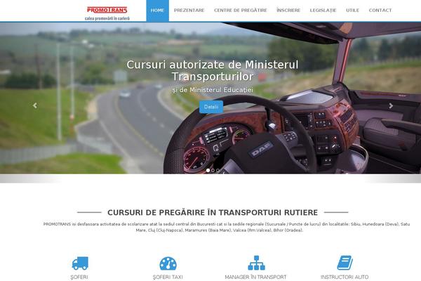 promotrans.ro site used Weblizar