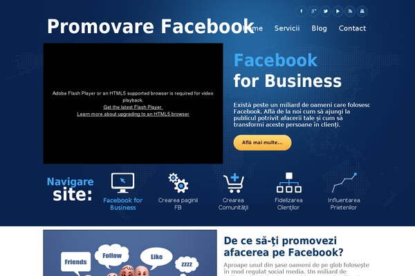 One theme site design template sample