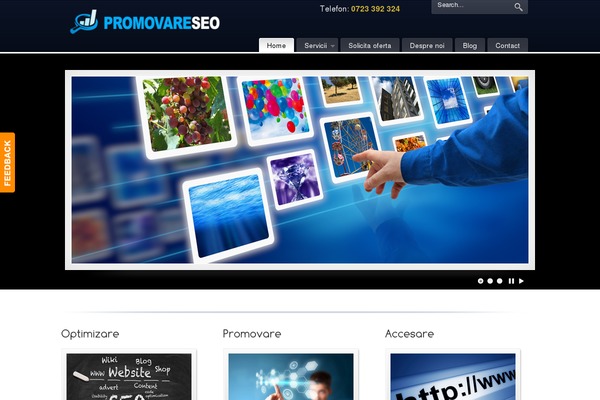 PureVISION theme site design template sample