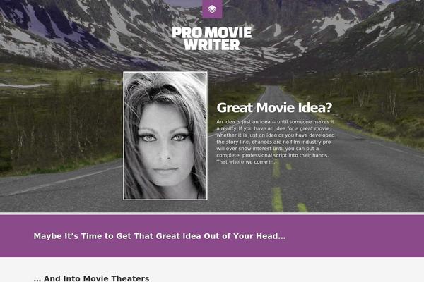 Petrichor theme site design template sample