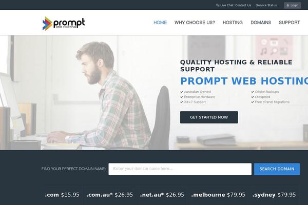 Arkahost theme site design template sample