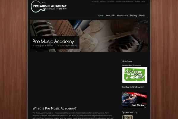 promusicacademy.com site used Mediascene
