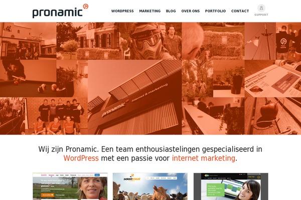 pronamic3 WordPress theme, websites list used pronamic3 theme pronamic3 theme websites examples