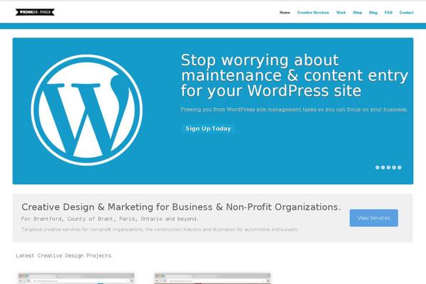 Site using WPB FontAwesome Anywhere plugin