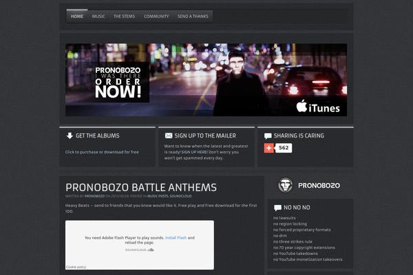 Drive theme site design template sample