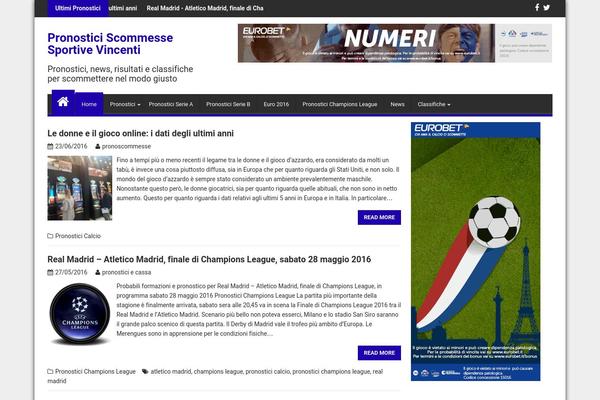 Generatepress_child theme site design template sample