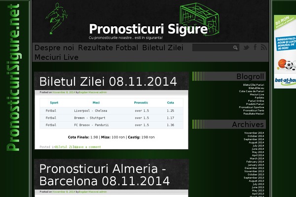 pronosticurisigure.net site used Ping