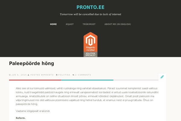Moments theme site design template sample