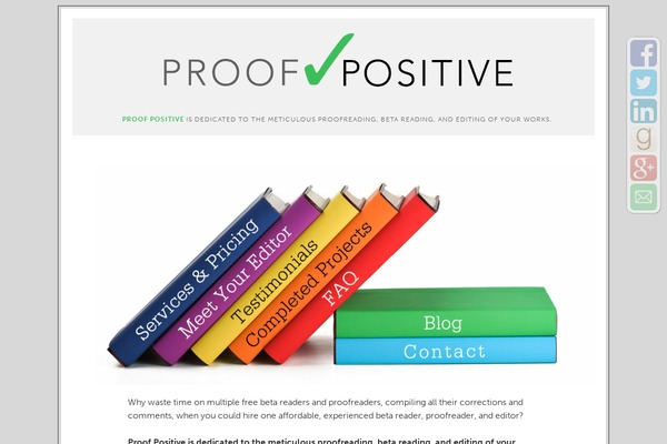 Site using Floating Social Media Links plugin