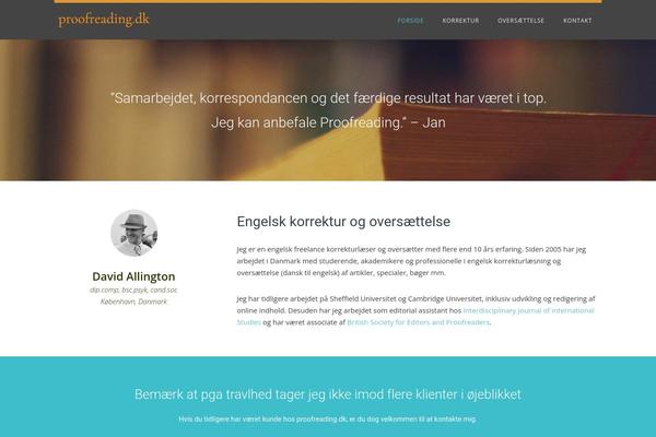 Oshine theme site design template sample