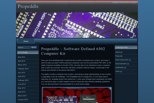 raindrops theme site design template sample