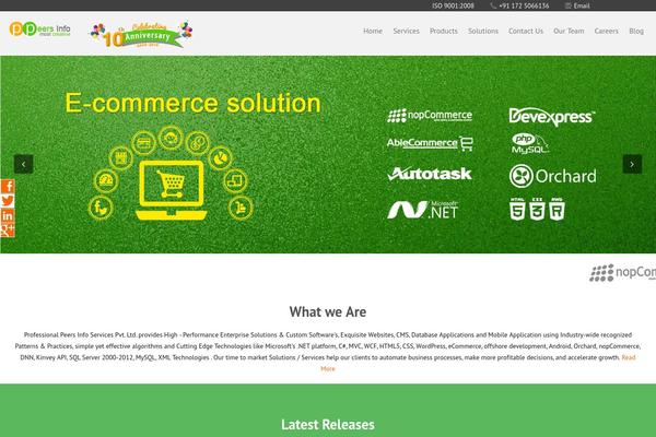 Starter theme site design template sample
