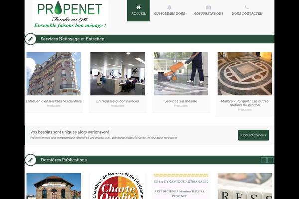 Nictitate theme site design template sample