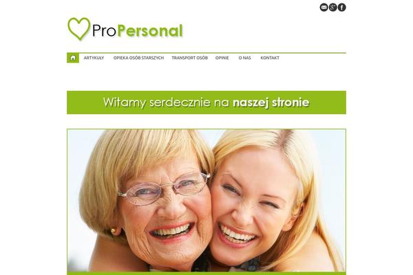Fruitful theme site design template sample