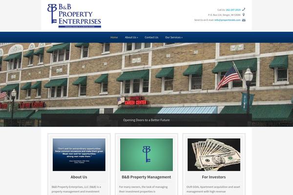 Ambassador theme site design template sample