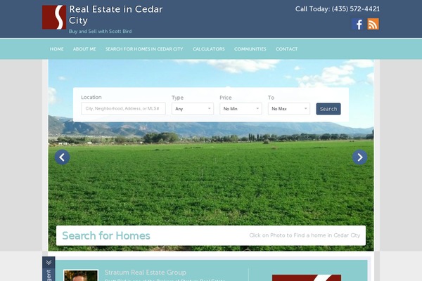 Blocks theme site design template sample