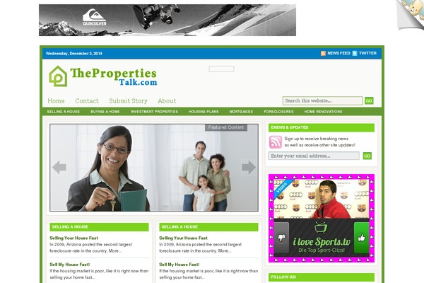 Site using Featured Content Gallery plugin