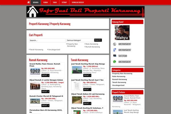 propertikarawang.com site used Agenproperti