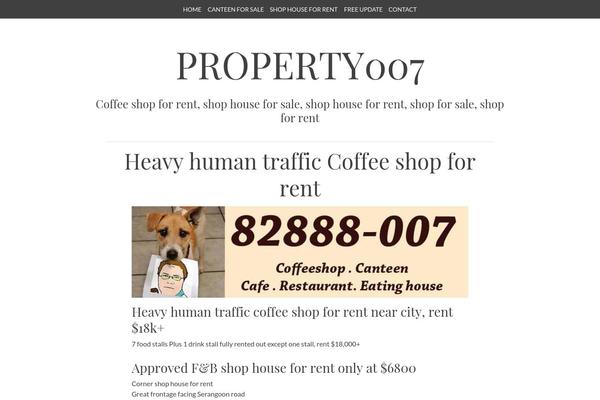 Pinbin theme site design template sample