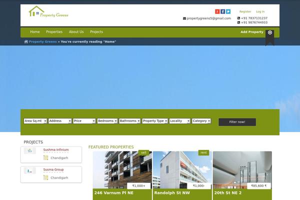 Site using Frontier Post plugin