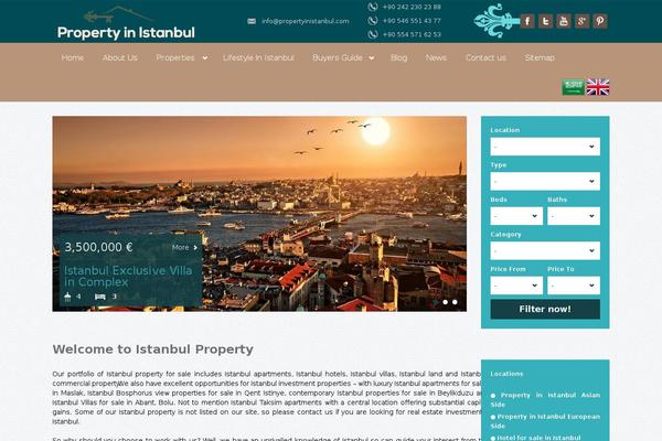 Realia theme site design template sample